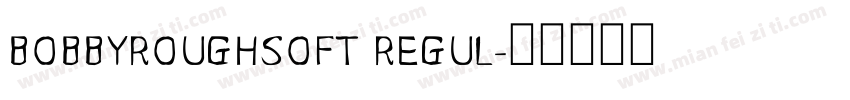 BOBBYROUGHSOFT REGUL字体转换